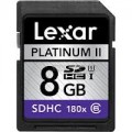 LEXAR LSD8GBBBJP200 PlatinumII 200倍速 SDHC UHS-1カード Class6 8GB
